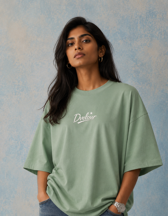 Dvelour Signature Oversized Tee
