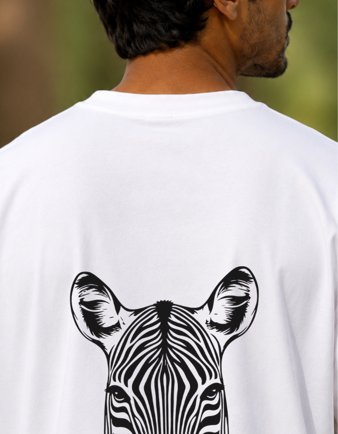 Dvelour Zebra Icon Tee