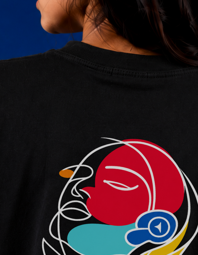 Dvelour Abstract Muse Tee